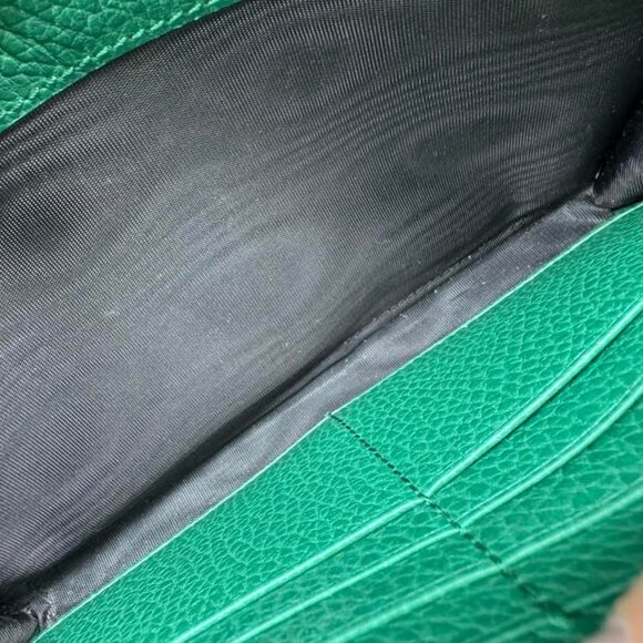 GUCCI Dionysus Green Leather Shoulder Bag 650-032625 - Picture 13 of 16